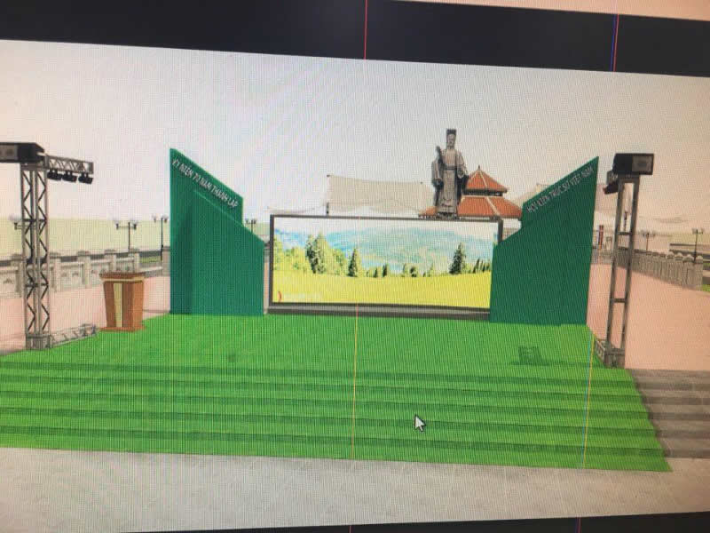 Cho thuê màn hình led lớn ngoài trời Hà Tĩnh